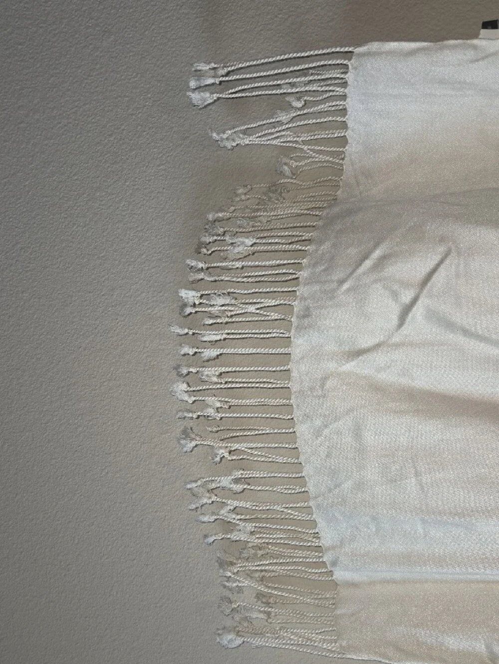 Apt. 9 Cream Fringe Scarf
